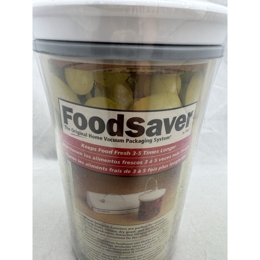 Foodsaver Food Saver 1 Quart Clear Canister Vacuum Packaging System NEW Sealed - Picture 4 of 5